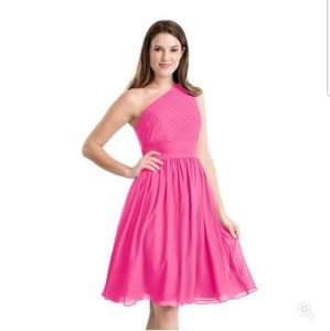 Azazie Dress size 8 - style Katrina color Azalea